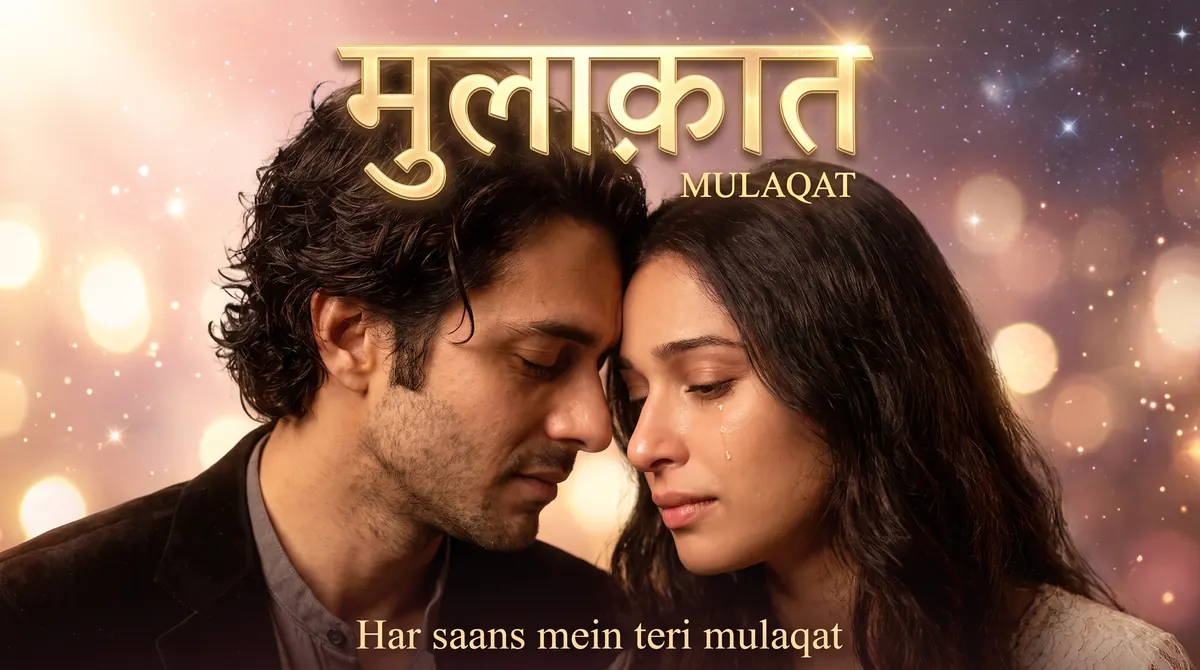 Bollywood Drama thumbnail made from the same music video, with the Hindi title मुलाक़ात